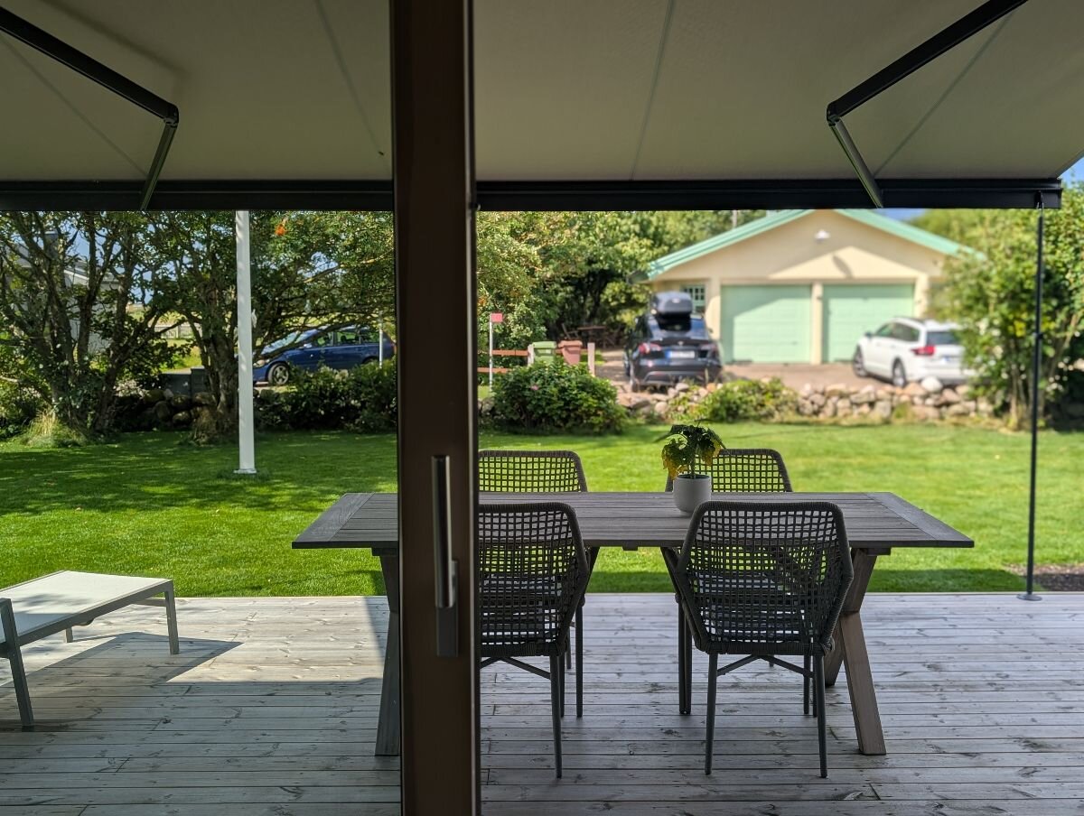 skyddande terrassmarkis i kungsbacka